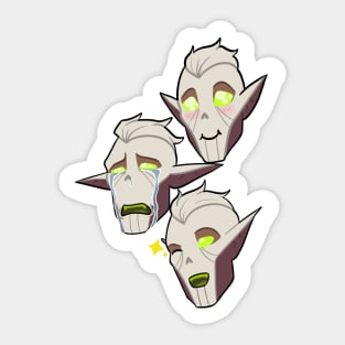 Wrong hordak expression Sticker